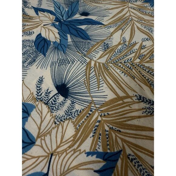 Vintage 80s Koret Blue‎ Floral Button-Up Long-Sleeve Blouse - Picture 8 of 11